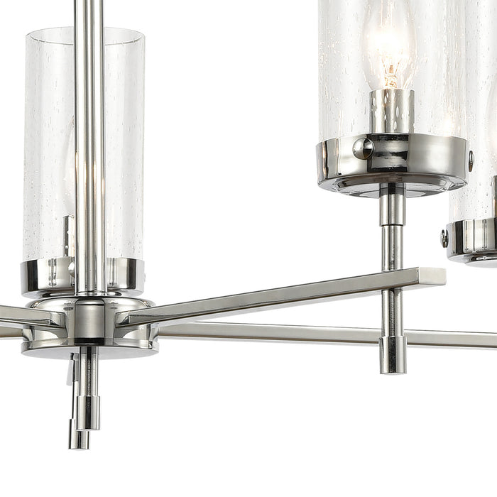 Five Light Chandelier from the Melinda collection in Polished Chrome finish