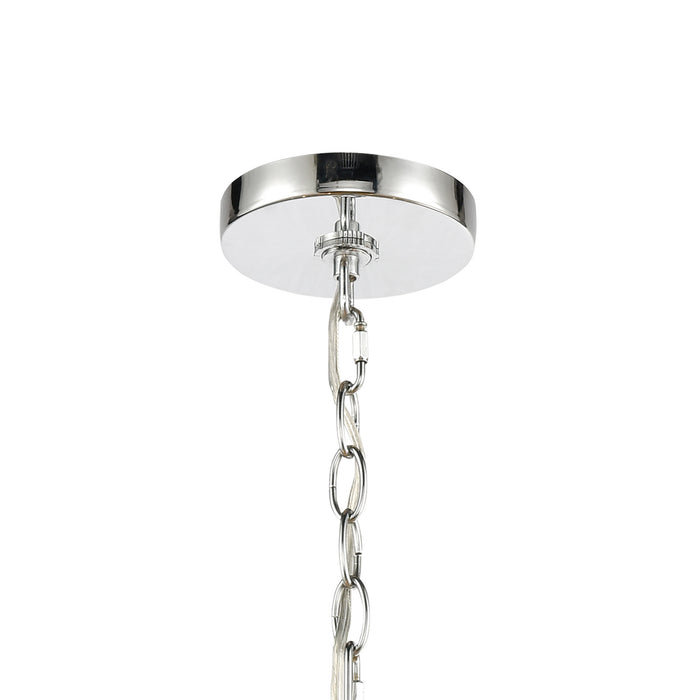 Five Light Chandelier from the Melinda collection in Polished Chrome finish