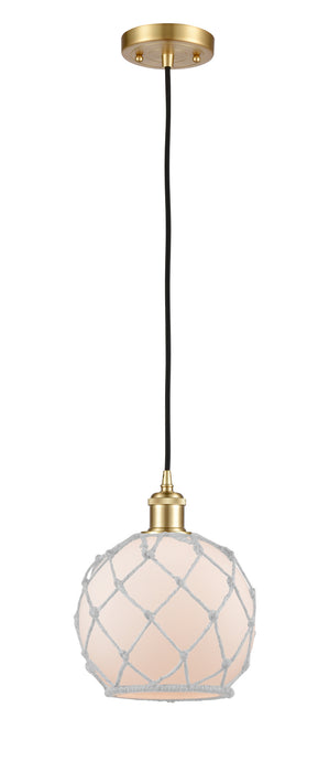 Innovations - 516-1P-SG-G121-8RW - One Light Mini Pendant - Ballston - Satin Gold