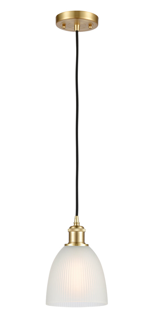 Innovations - 516-1P-SG-G381 - One Light Mini Pendant - Ballston - Satin Gold