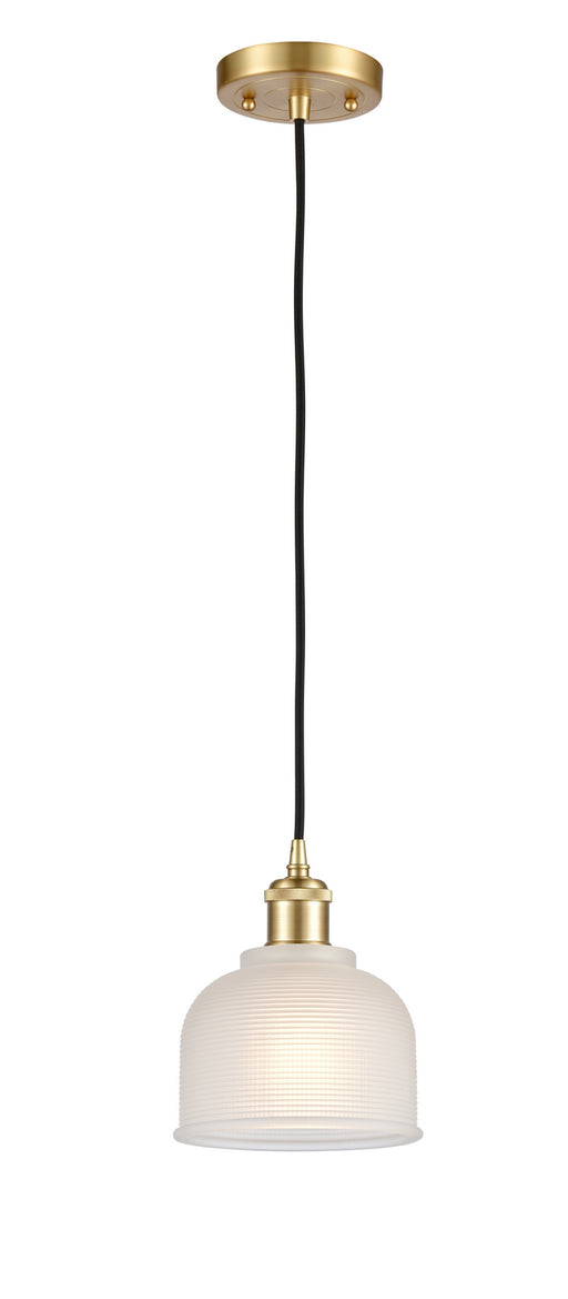 Innovations - 516-1P-SG-G411 - One Light Mini Pendant - Ballston - Satin Gold