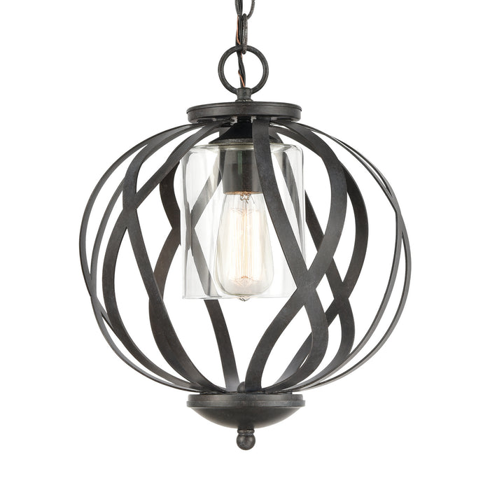 Four Light Pendant from the Daisy collection in Midnight Bronze finish