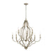 ELK Home - 75107/9 - Nine Light Chandelier - Lanesboro - Dusted Silver