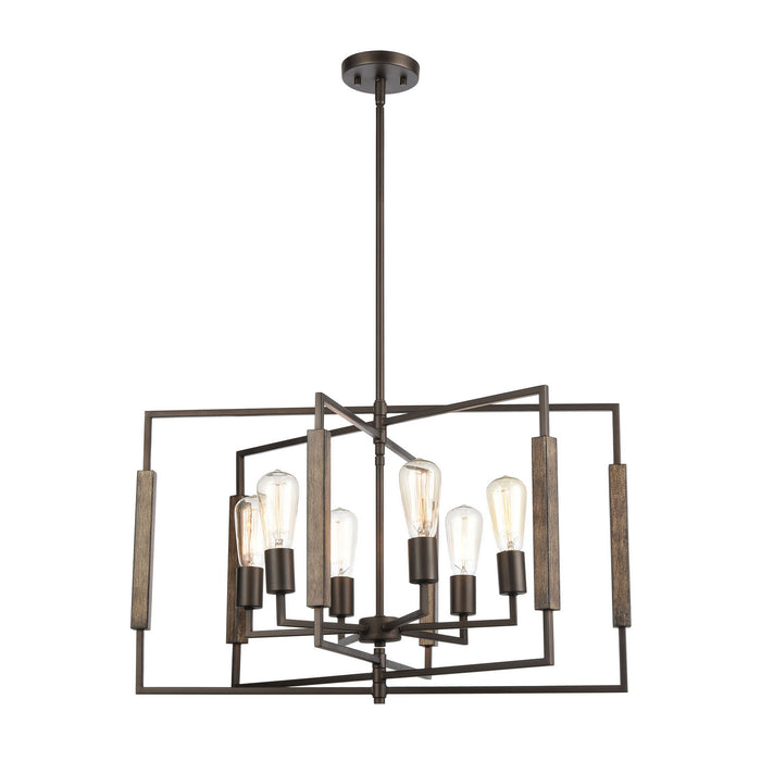 ELK Home - 75162/6 - Six Light Chandelier - Zinger - Oil Rubbed Bronze