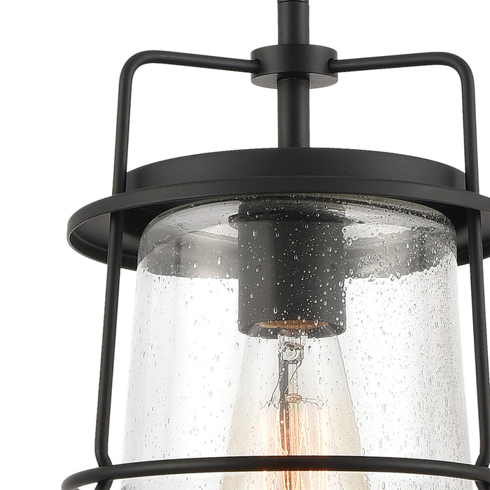 One Light Mini Pendant from the Kennington collection in Black finish