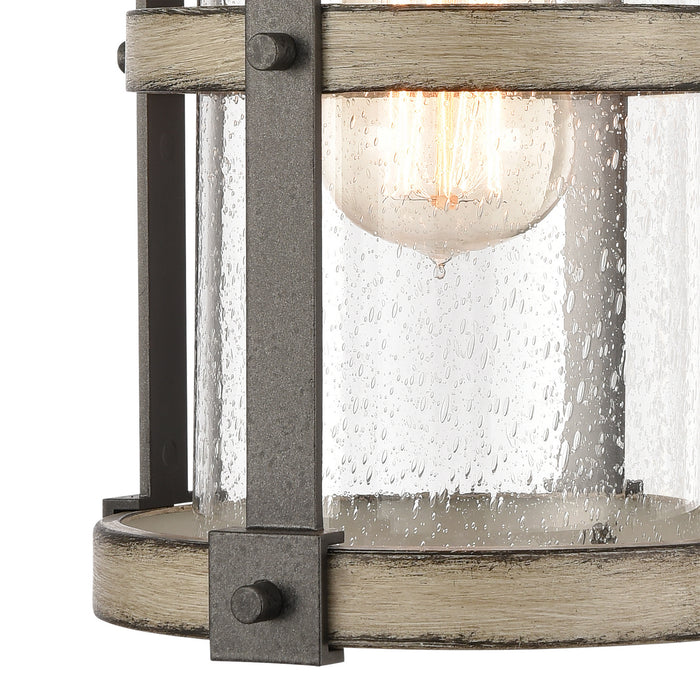 One Light Wall Sconce from the Crenshaw collection in Anvil Iron finish