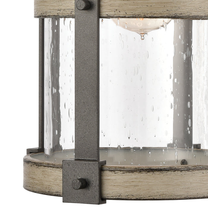 One Light Wall Sconce from the Crenshaw collection in Anvil Iron finish