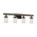 ELK Home - 89155/4 - Four Light Vanity - Beaufort - Anvil Iron