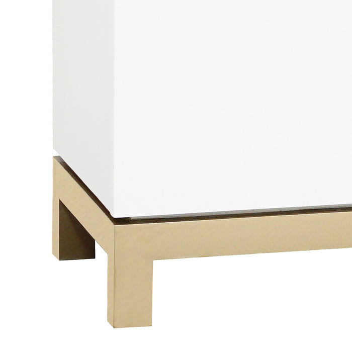 Cabinet from the Slice collection in Grain De Bois Blanc finish