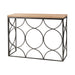 ELK Home - 3200-255 - Console Table - Billings - Natural Wood, Aged Pewter, Aged Pewter