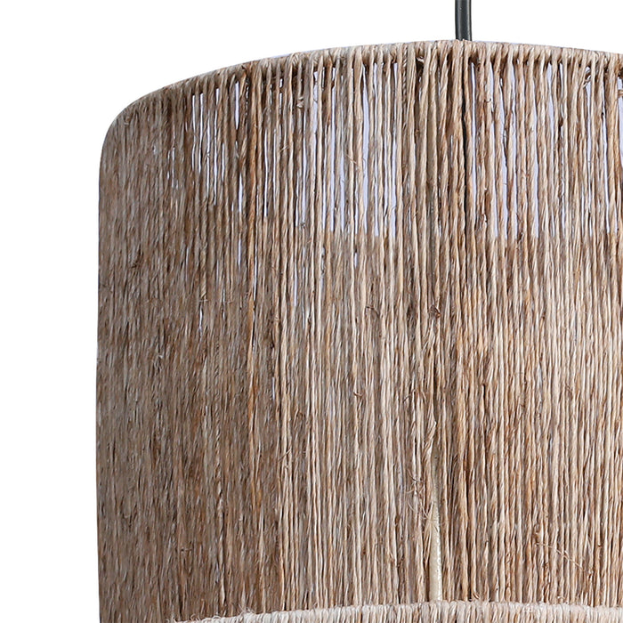 One Light Pendant from the Corsair collection in Natural finish