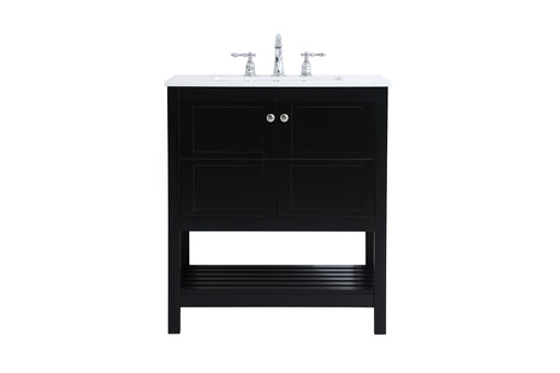 Elegant Lighting - VF16430BK - Single Bathroom Vanity - Theo - Black