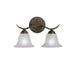 Kichler - 6322TZ - Two Light Bath - Dover - Tannery Bronze