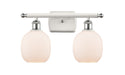 Innovations - 516-2W-WPC-G101 - Two Light Bath Vanity - Ballston - White and Polished Chrome