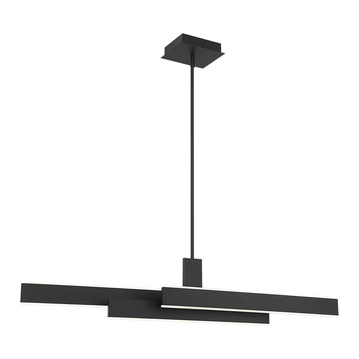 LED Chandelier from the Cameno collection in Matte Black finish