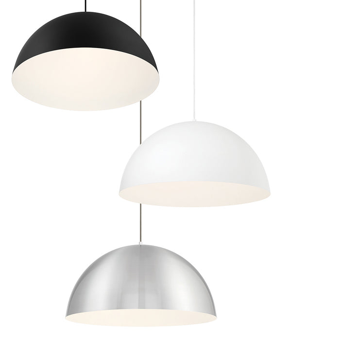 Five Light Pendant from the Laverton collection in White/White finish