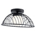 Kichler - 84096MBK - LED Semi Flush Mount - Clevo - Matte Black