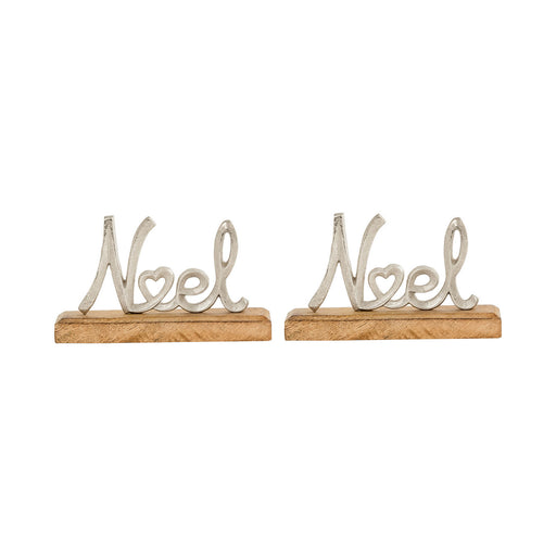 ELK Home - 201394/S2 - Table Decor (Set of 2) - Sawyer White, Silver