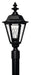 Hinkley - 1441BK - Four Light Post Top/ Pier Mount - Manor House - Black