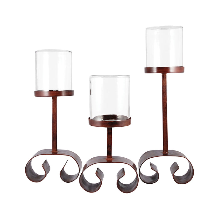 ELK Home - 545153 - Set Of 3 Lighting - Clear, Montana Rustic, Montana Rustic