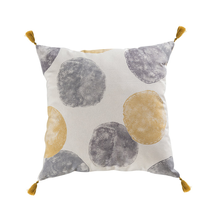 ELK Home - 906657 - Pillow - Norfolk - Grey, Sun Glow, Sun Glow