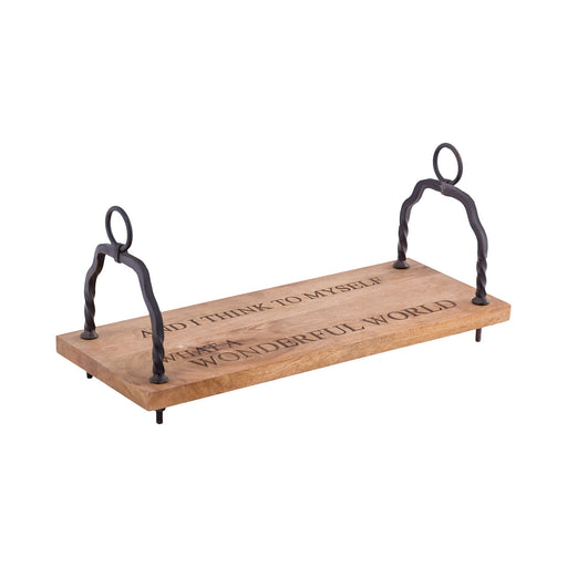 ELK Home - SWING002 - Swing with Bracket - Unfinished Wood