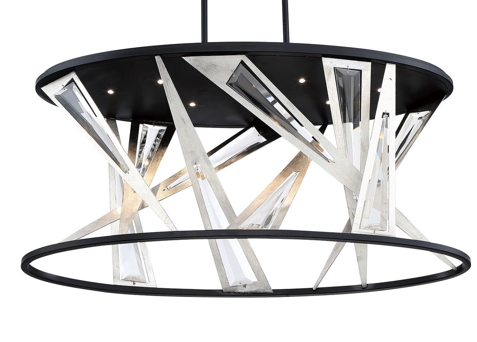 LED Chandelier from the Sarise collection in Black finish