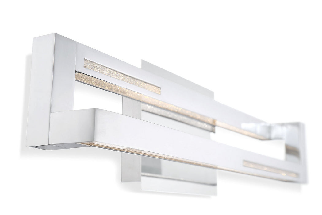 LED Bathbar from the Clinton collection in Chrome finish
