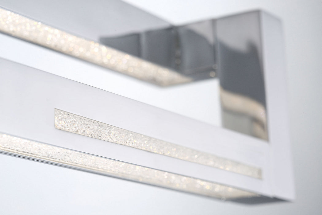LED Bathbar from the Clinton collection in Chrome finish