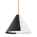 Hudson Valley - KBS1352701L-AGB - One Light Pendant - Split - Aged Brass