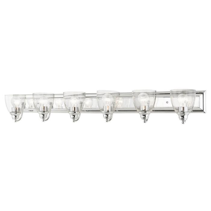 Livex Lighting - 17076-05 - Six Light Vanity - Birmingham - Polished Chrome