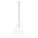 Livex Lighting - 41324-69 - One Light Pendant - Geometric - Shiny White