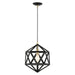 Livex Lighting - 41328-14 - One Light Pendant - Geometric - Textured Black