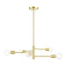 Livex Lighting - 45865-12 - Five Light Chandelier - Bannister - Satin Brass