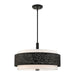 Livex Lighting - 46255-04 - Five Light Chandelier - Noria - Black