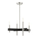 Livex Lighting - 49344-91 - Four Light Chandelier - Denmark - Brushed Nickel