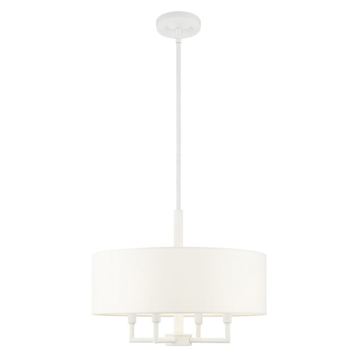 Livex Lighting - 49374-03 - Four Light Chandelier - Meridian - White