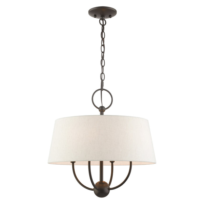 Livex Lighting - 49444-92 - Four Light Chandelier - Cartwright - English Bronze