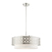 Livex Lighting - 49870-91 - Five Light Chandelier - Calinda - Brushed Nickel