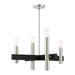 Livex Lighting - 49994-91 - Four Light Chandelier - Helsinki - Brushed Nickel