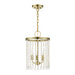 Livex Lighting - 51060-01 - Three Light Chandelier - Elizabeth - Antique Brass