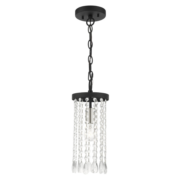 Livex Lighting - 51062-04 - One Light Mini Pendant - Elizabeth - Black