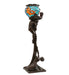 Meyda Tiffany - 10708 - One Light Table Lamp - Lovers` Trangle - Mahogany Bronze