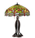 Meyda Tiffany - 109607 - Three Light Table Lamp - Tiffany Hanginghead Dragonfly - Mahogany Bronze