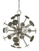 Framburg - 4976 PN/SP - 12 Light Chandelier - Apogee - Polished Nickel with Satin Pewter Accents
