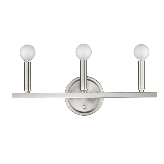 Acclaim Lighting - IN41155SN - Three Light Vanity - Sawyer - Satin Nickel