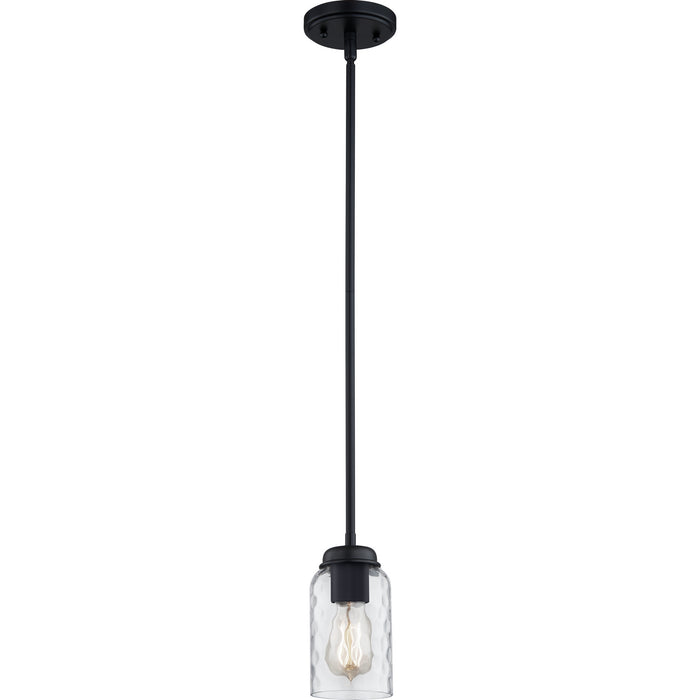 Quoizel - BLA1505MBK - One Light Mini Pendant - Blanche - Matte Black