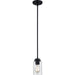 Quoizel - BLA1505MBK - One Light Mini Pendant - Blanche - Matte Black