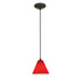 Access - 28004-3C-ORB/RED - LED Pendant - Martini - Oil Rubbed Bronze