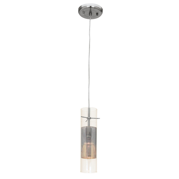 Access - 50525LEDDLP-BS/CLM - One Light Pendant - Spartan - Brushed Steel